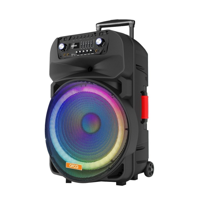 Shop Orca Rechargeable Trolley Speaker 120W (RMS) CAD18I in Kuwait